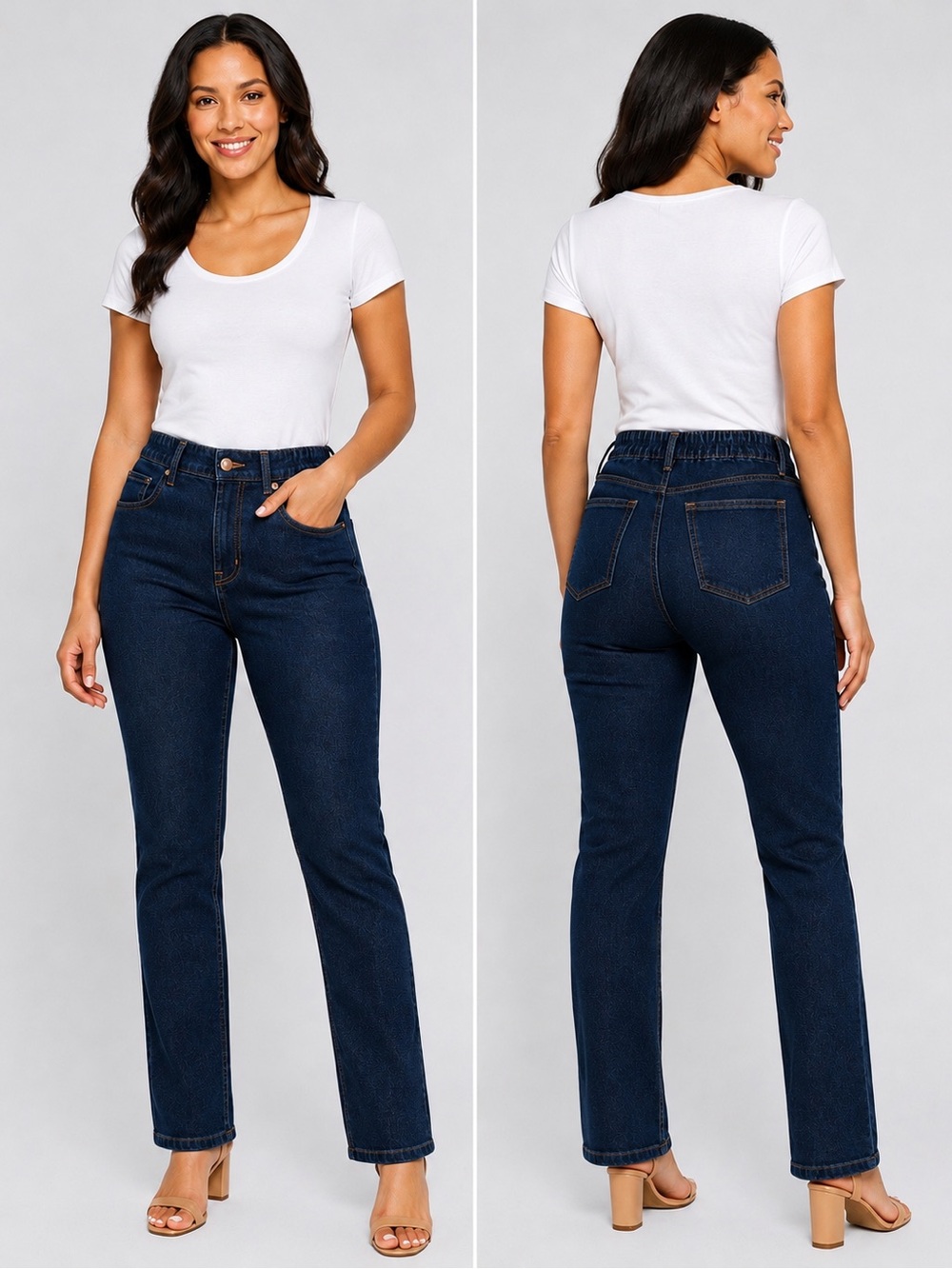 SIMPLY BE. ANTHOLOGY SKINNY JEANS - INDIGO BLUE SIZE 12 (NEW WITH TAGS)